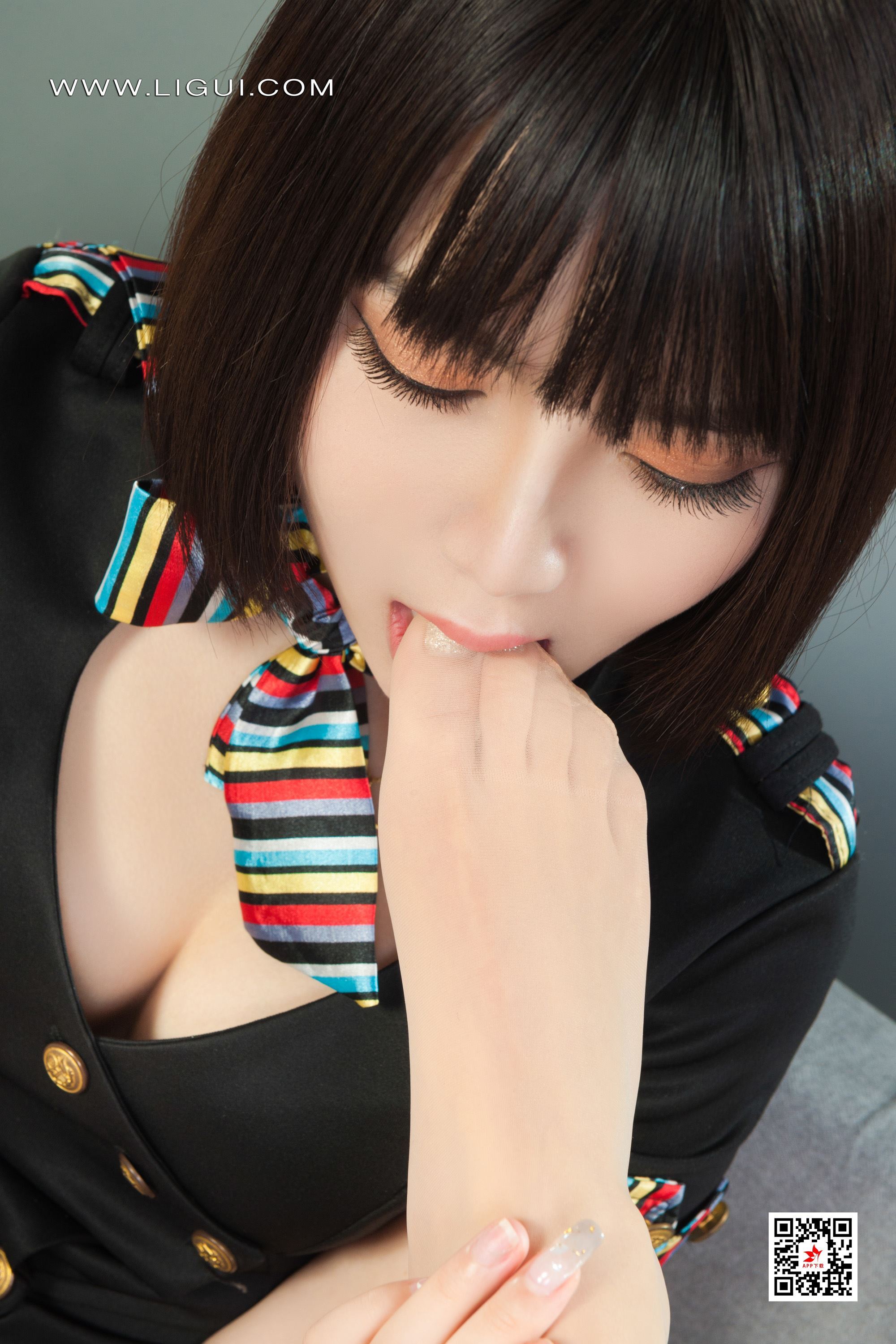 Ligui Beauty 2022.04.14 Network beauty Model Shixi  Xiao Qi